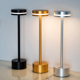 Table Lamps with Touch Control,Cordless Battery Operated LED Desk Lamp,3-Level Brightness Portable Lamp,for Living Room Office Bedroom