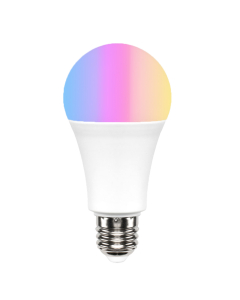 WiFi BLE Smart Light LED Bulbs, Dimmable Colored Light Bulbs, Works with Tuya Smart Life, 950lm, E26, A19