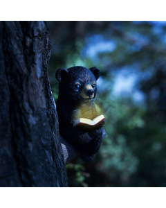 Solar Cute Bear LED Light, Outdoor Décor, Garden Patio Décor Solar Light, Waterproof