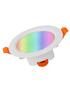 Zigbee 2.5 inch Smart Can Light, Smart Recessed Pot Light, Dimmable Colored LED Downlights, 450lm