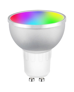 Zigbee GU10 Smart LED Light Bulb, GU10 Colored Spot light, GU10 Dimmable LED, 480lm
