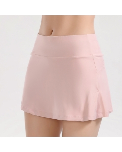 Women's 2-in-1 Running Skort, High Waist Quick Dry Yoga Shorts Skirt, Slim Fit Anti-Exposure