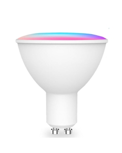 WiFi BLE GU10 Smart LED Light Bulb, GU10 Colored Spot light, GU10 Dimmable LED, Work with Tuya, Smart Life, 330lm