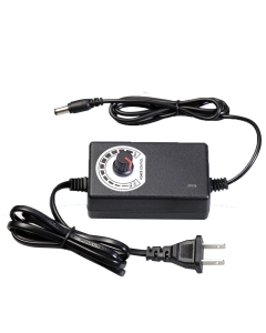 3 to 24V/1A Adjustable Voltage AC/DC Power Charger Adapter, Variable Multi-voltage Charger, 100-240V, US Plug