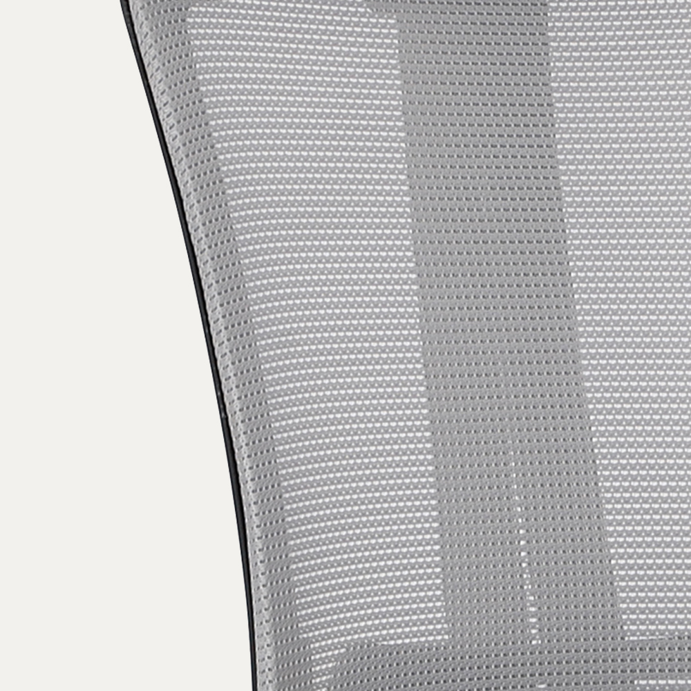 Durable, breathable mesh.